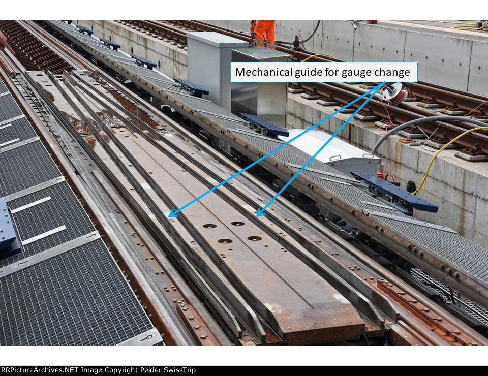 World first combined narrow/standard gauge train